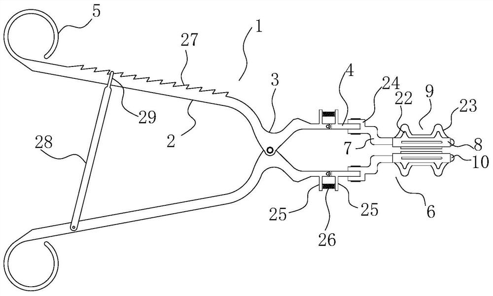 Oral cavity dilator for diagnosis and treatment in traditional Chinese medicine pediatrics department