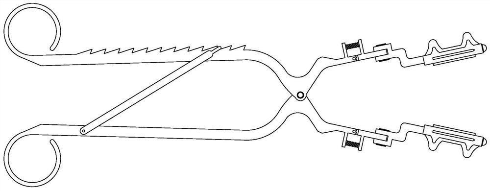 Oral cavity dilator for diagnosis and treatment in traditional Chinese medicine pediatrics department