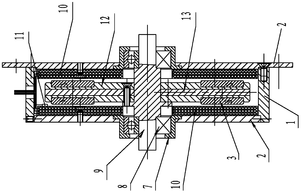 Silicon-free steel sheet motor