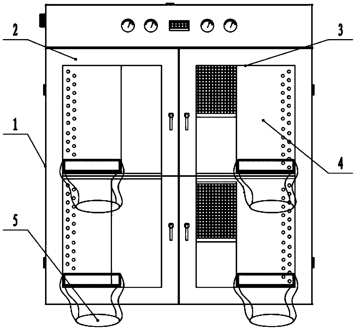 Biological safety type monkey negative pressure isolation device