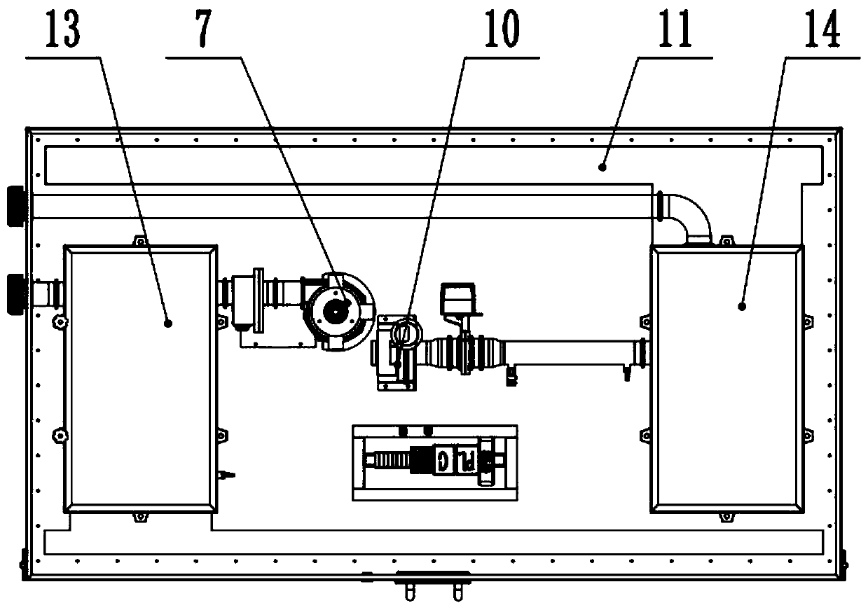 Biological safety type monkey negative pressure isolation device