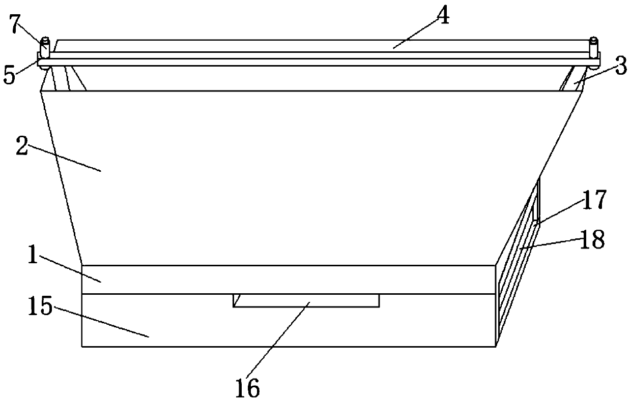 Subway tunnel disease detection drip leakage frequency detection device