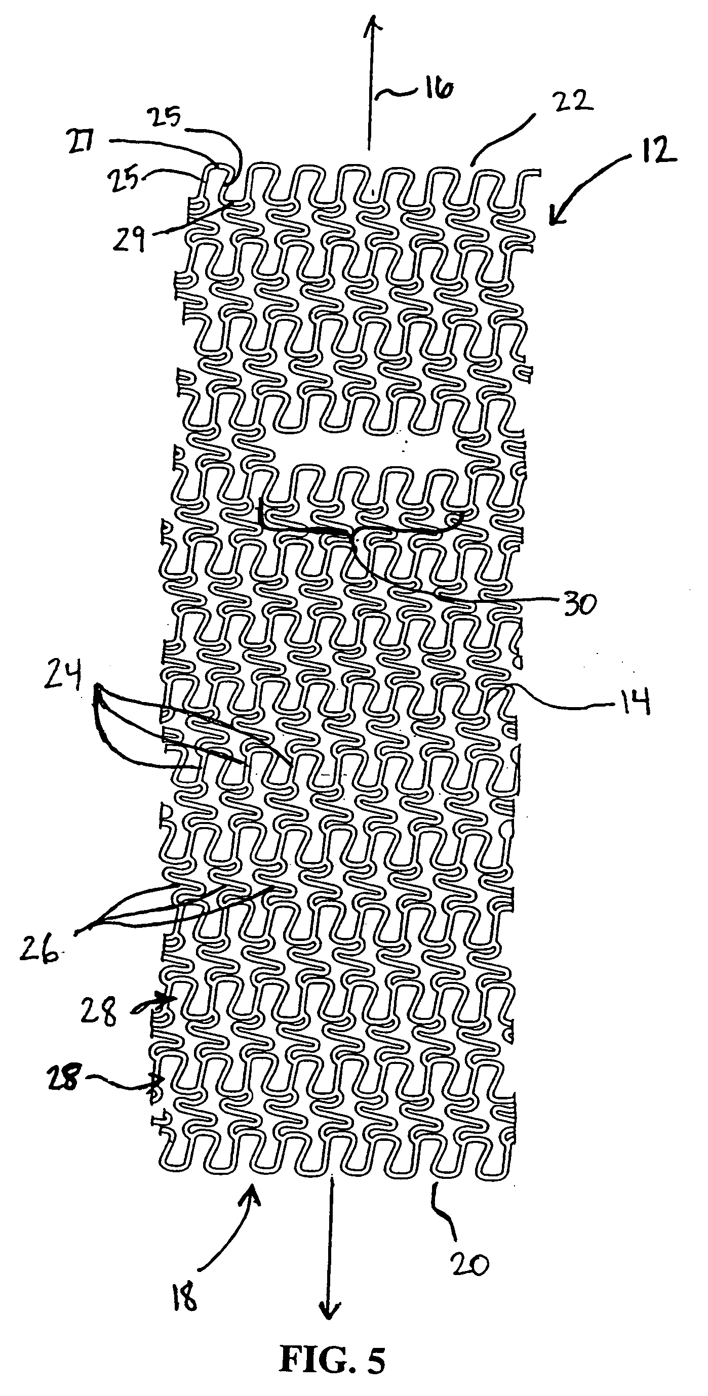 Stent with protruding branch portion for bifurcated vessels