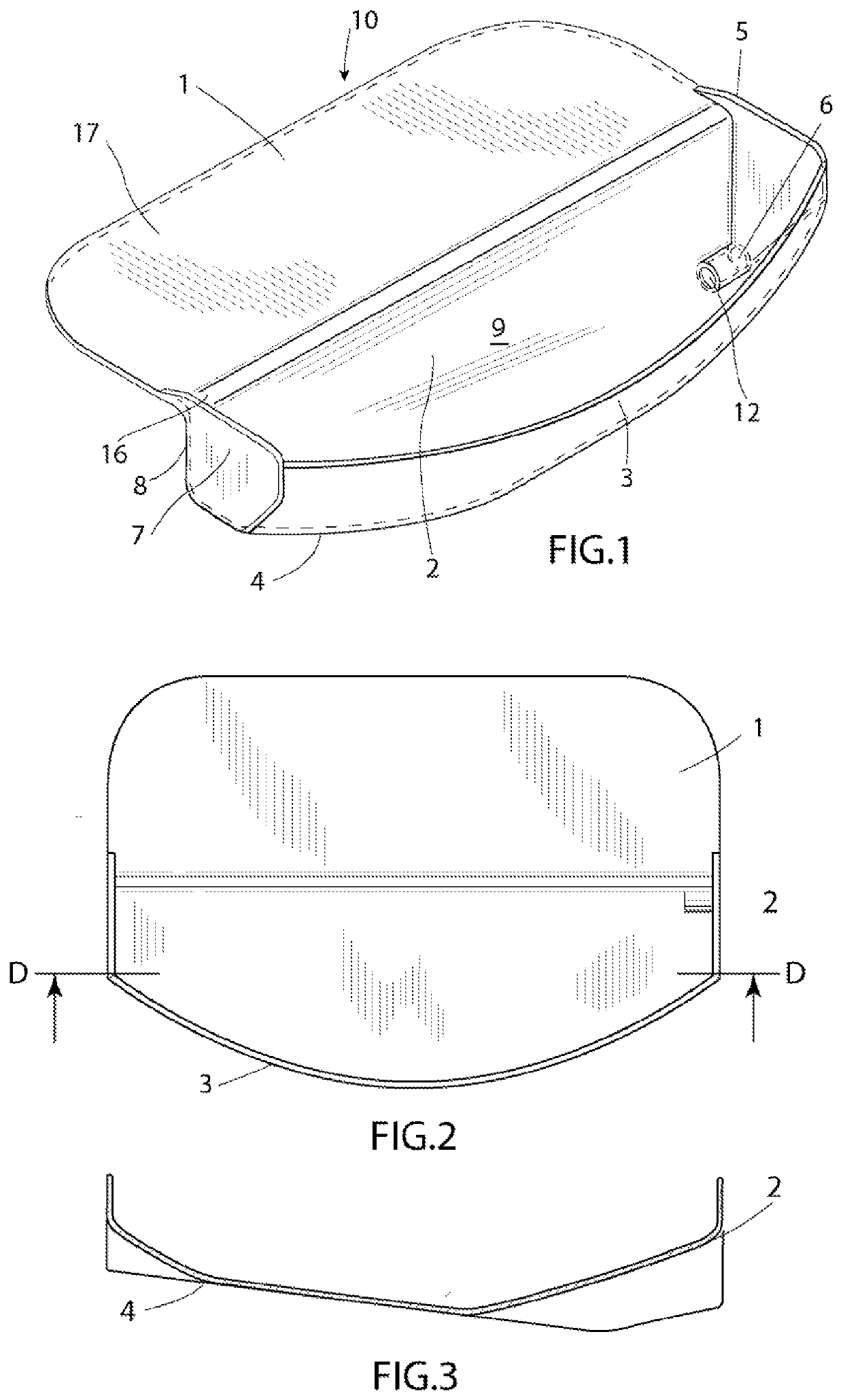 Fluid collection device, related apparatus and method of using the same