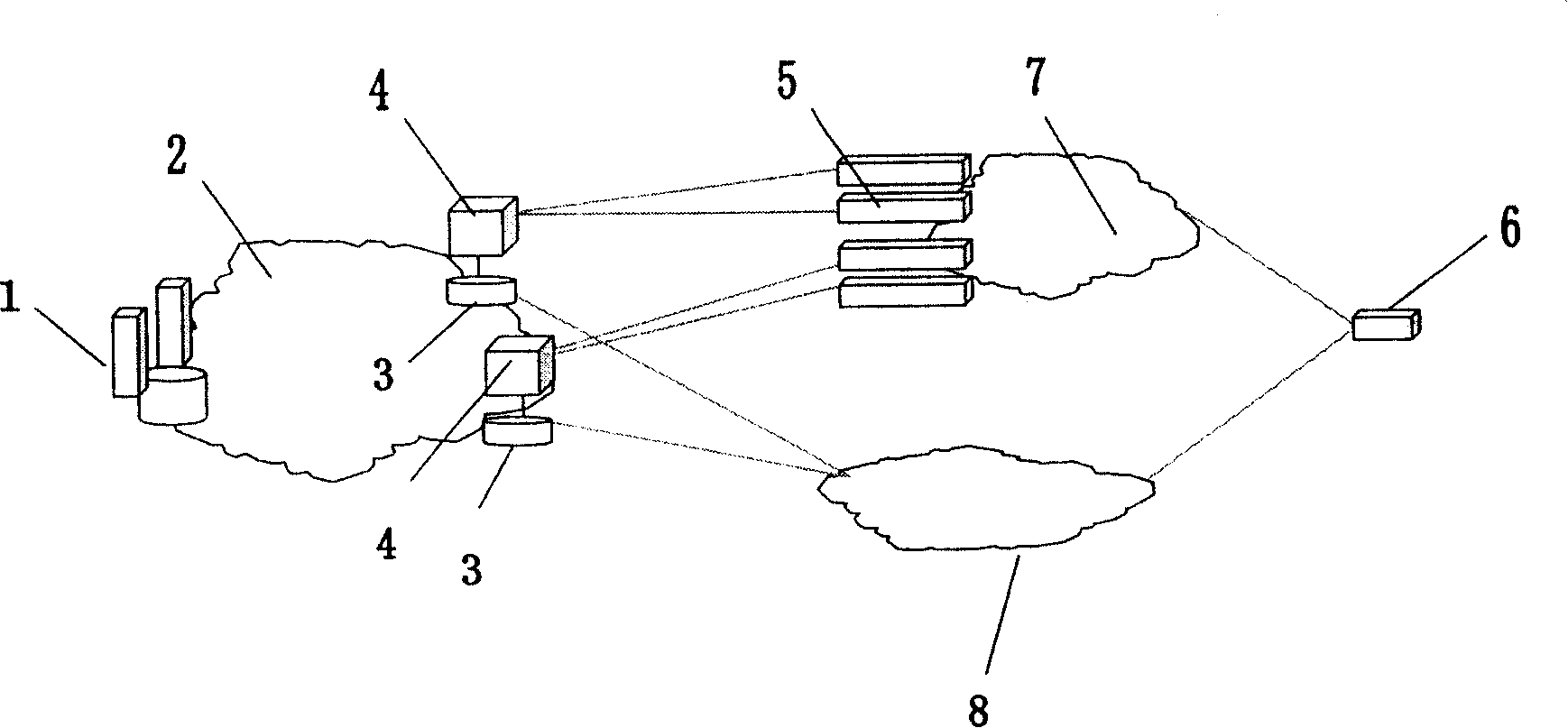 Method and apparatus for determining subscriber terminal region position in HFC network