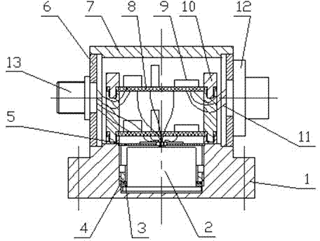 Intelligent three-direction acceleration sensor