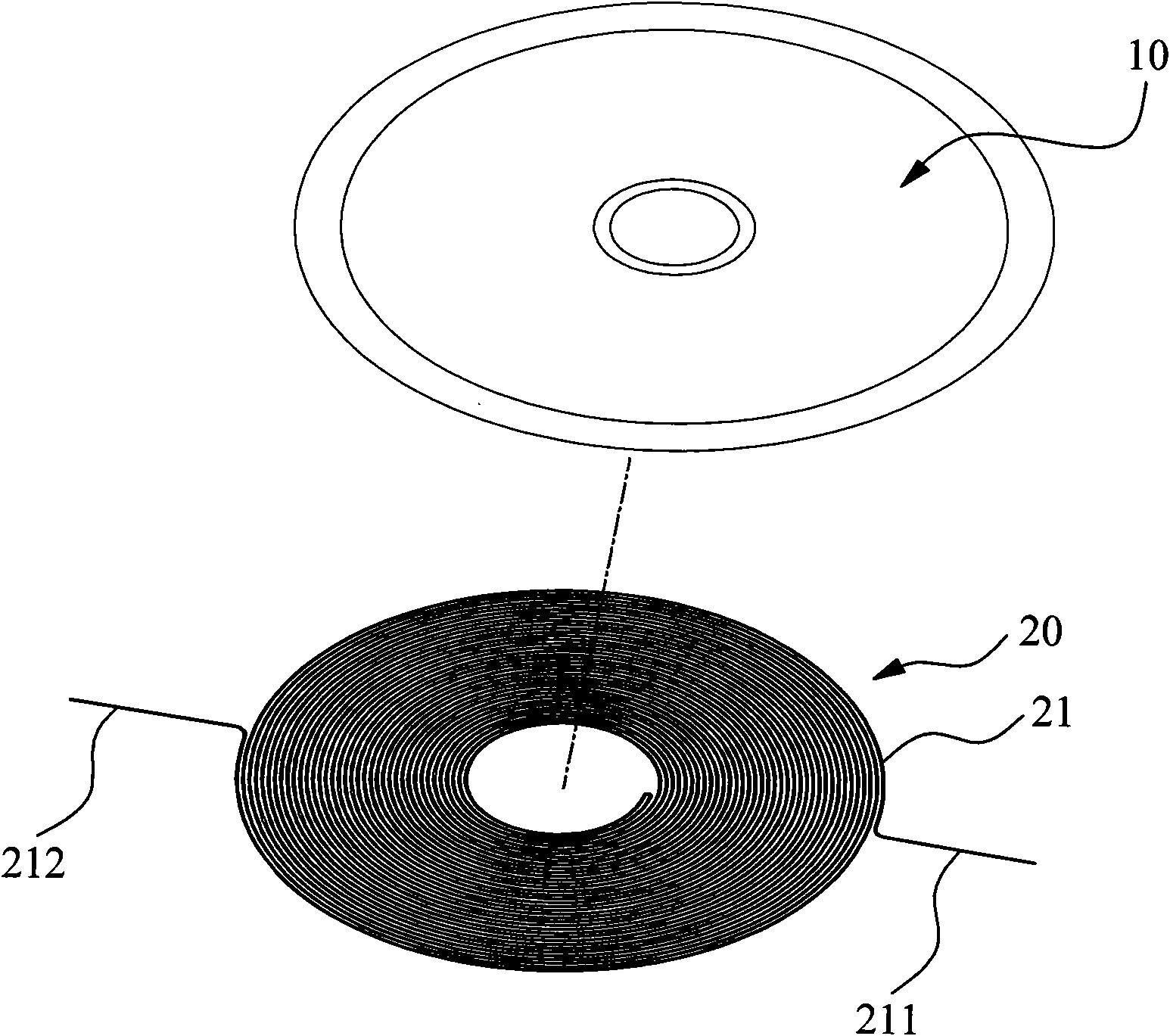 Compound voice diaphragm group