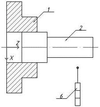 On-line detection system and detection method for machining accuracy of parts for CNC lathes