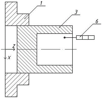 On-line detection system and detection method for machining accuracy of parts for CNC lathes