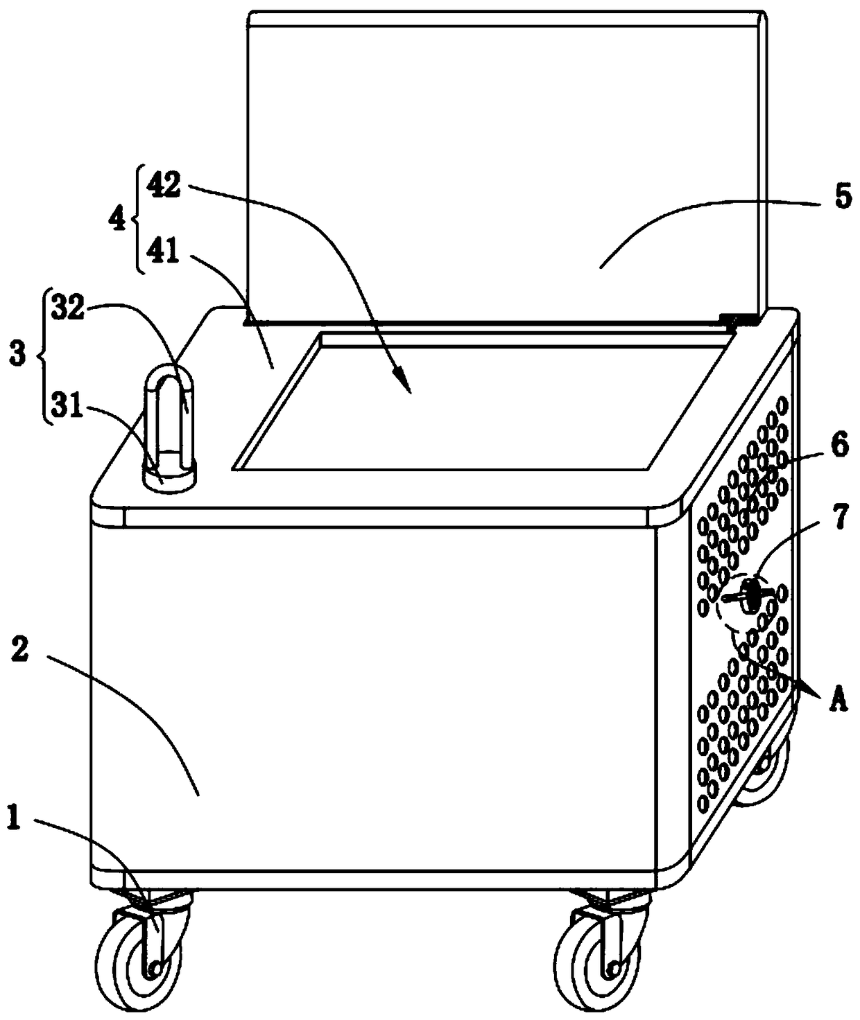 Method for improving security of outdoor power distribution