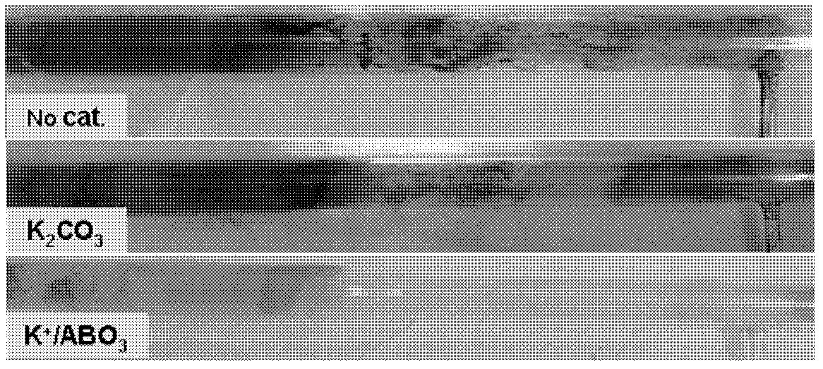 Supported catalyst for coal gasification and preparation method thereof