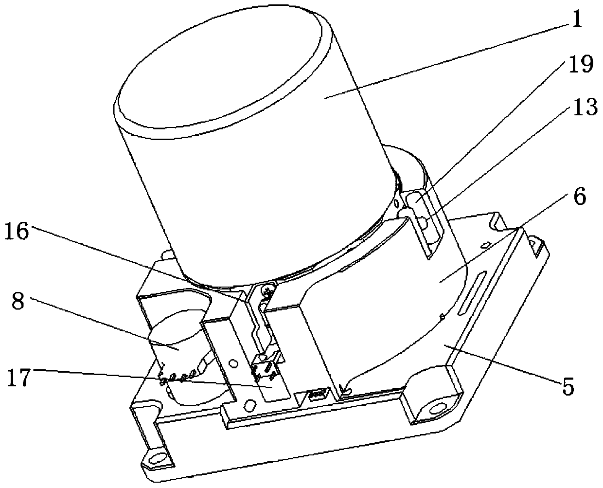 Rapid automatic zooming device