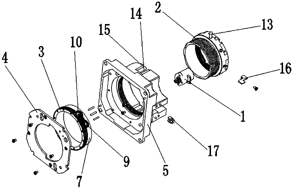 Rapid automatic zooming device