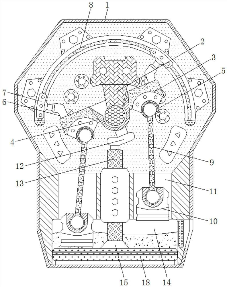 Uniformly sealed Chinese herbal medicine squeezing device