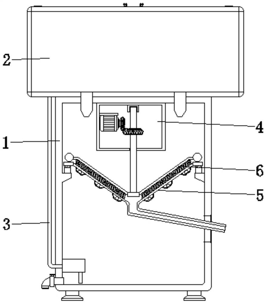 Large-size carburizing steel double-row self-aligning roller bearing outer ring quenching mold