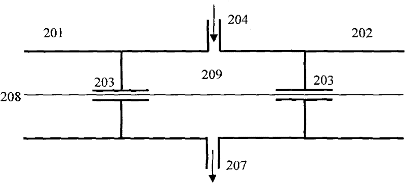 Atmosphere isolation device between vacuum chambers