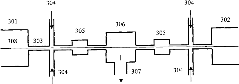 Atmosphere isolation device between vacuum chambers