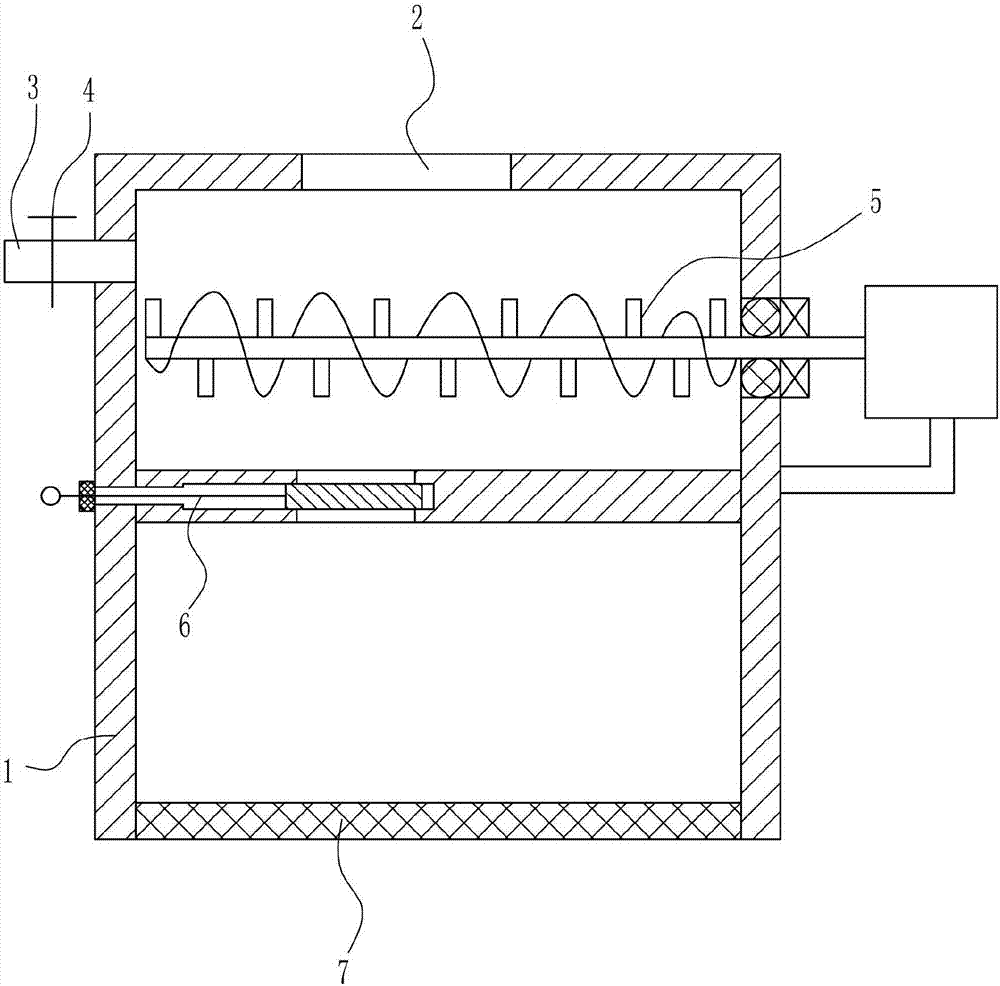 Quick dissolution impurity-removal device for white latex production