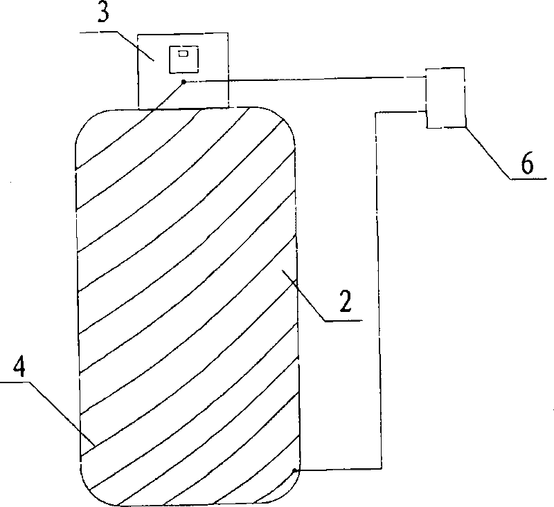 Explosion-proof steel cylinder with pre-tensioning conductive wire and conductive wire setting method thereof