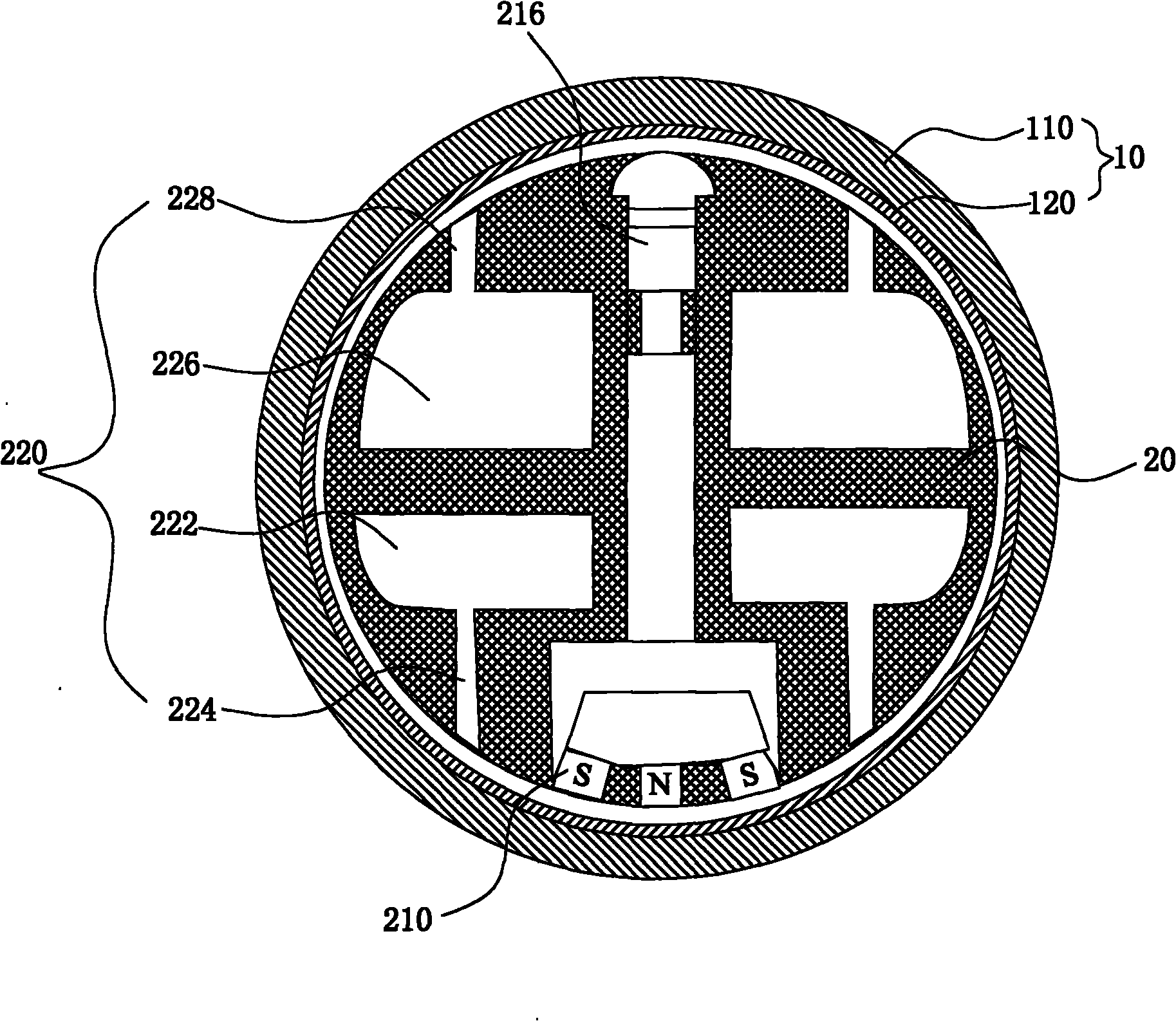 Magnetron sputtering plating film cathode device