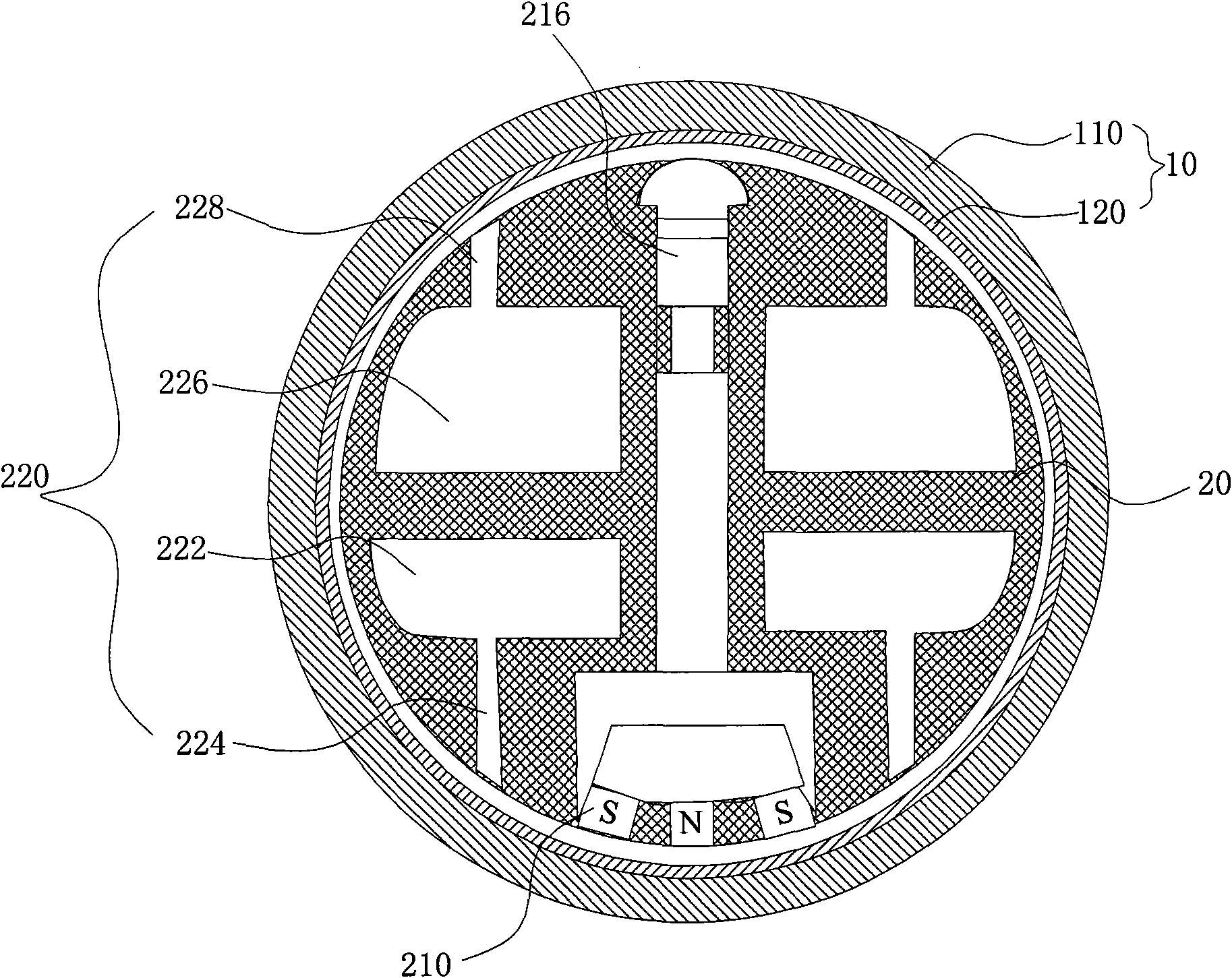 Magnetron sputtering plating film cathode device