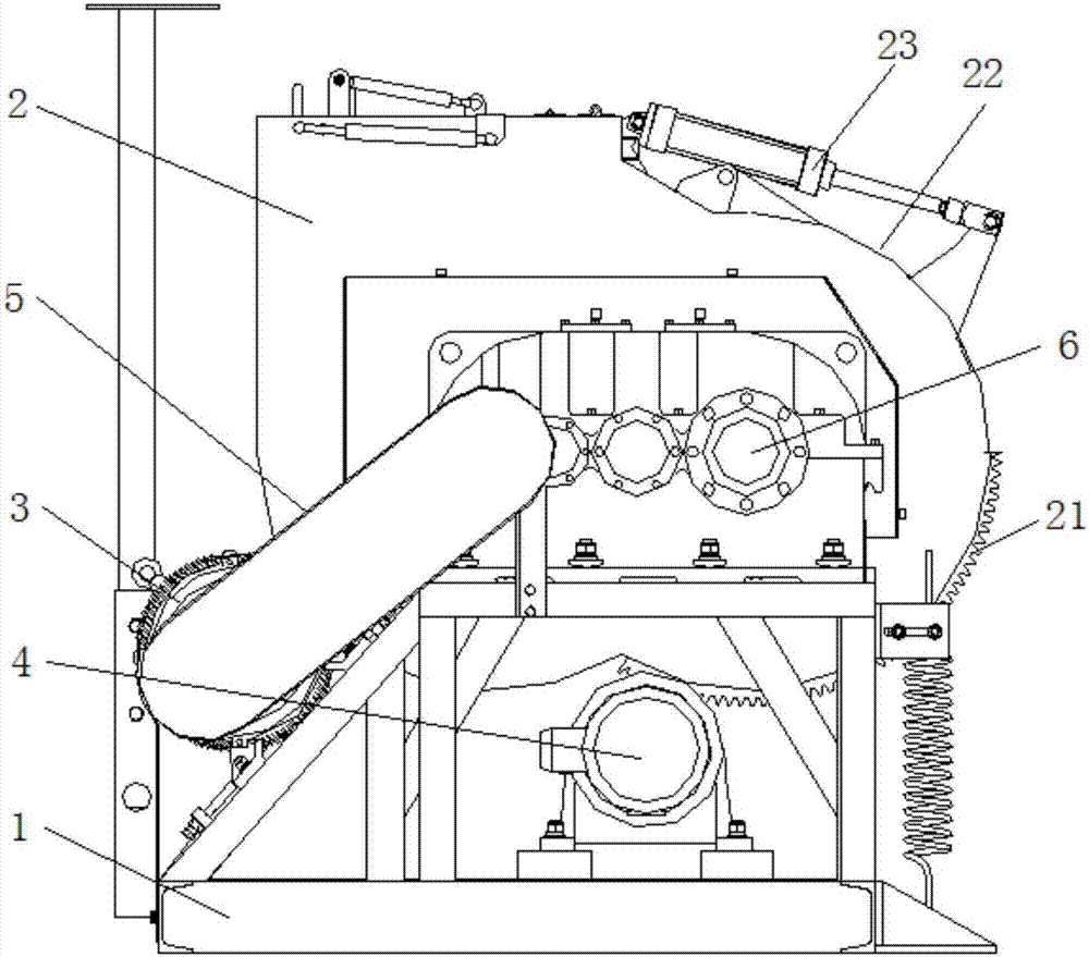 Stirring machine for intermediate materials