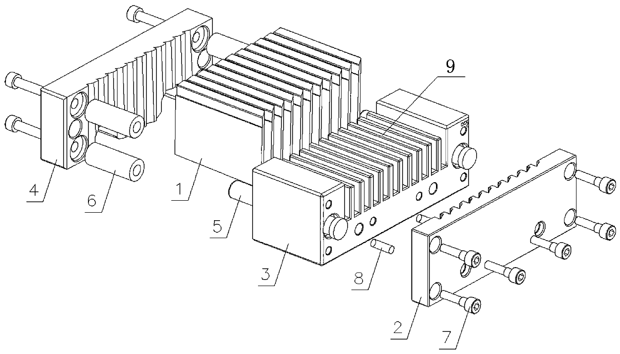 Processing device and method for louver blades