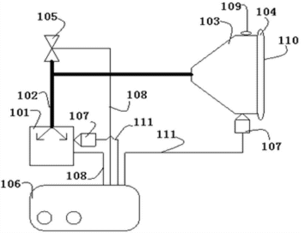 Negative pressure treatment device used for craniomaxillofacial soft tissue defect disease