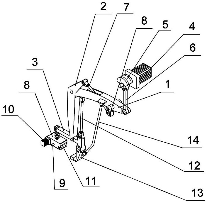 Full-automatic paper feeding bionic robot