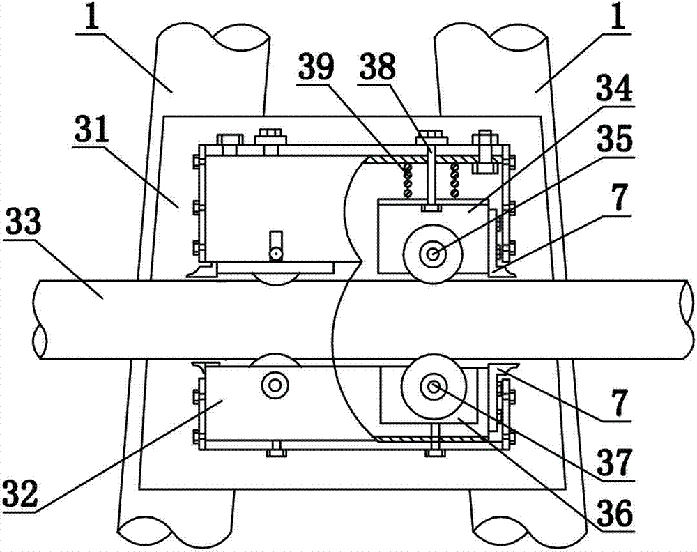 Multifunctional online cleaning device for condenser