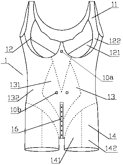 Integrated healthy functional body shaping and beautifying underwear