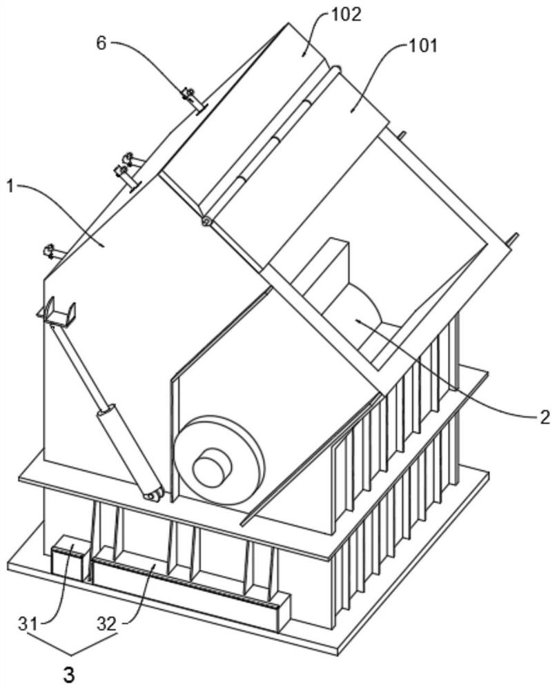 Building waste recovery equipment based on construction cost control