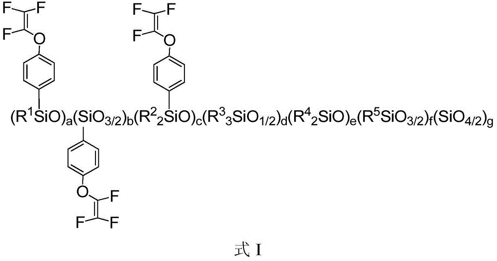 Preparation method and application of trifluoroethyleneoxyphenyl-containing silicone resin