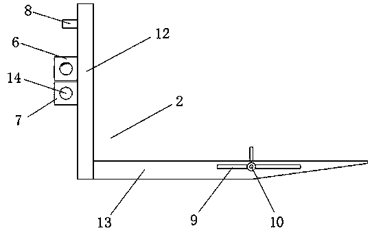 Fork with limiting mechanism