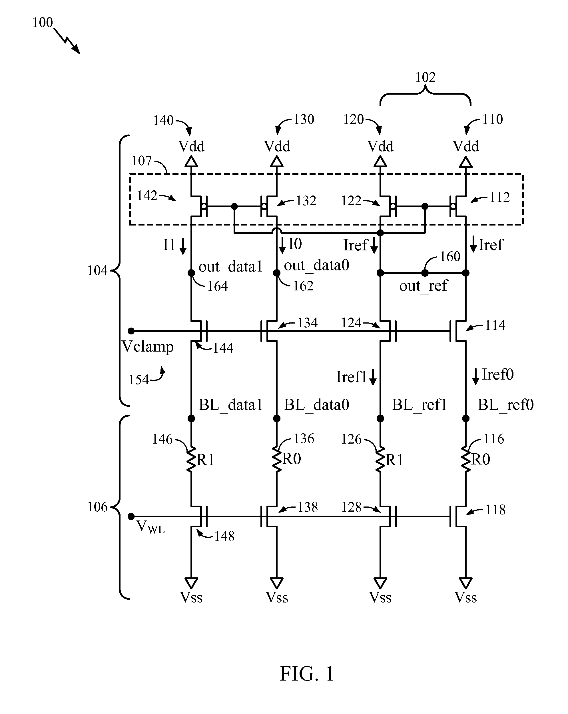 Balancing A Signal Margin Of A Resistance Based Memory Circuit