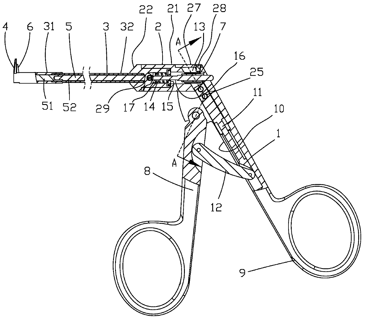 Multi-connecting-rod inner-transmission turbinate bone scissors