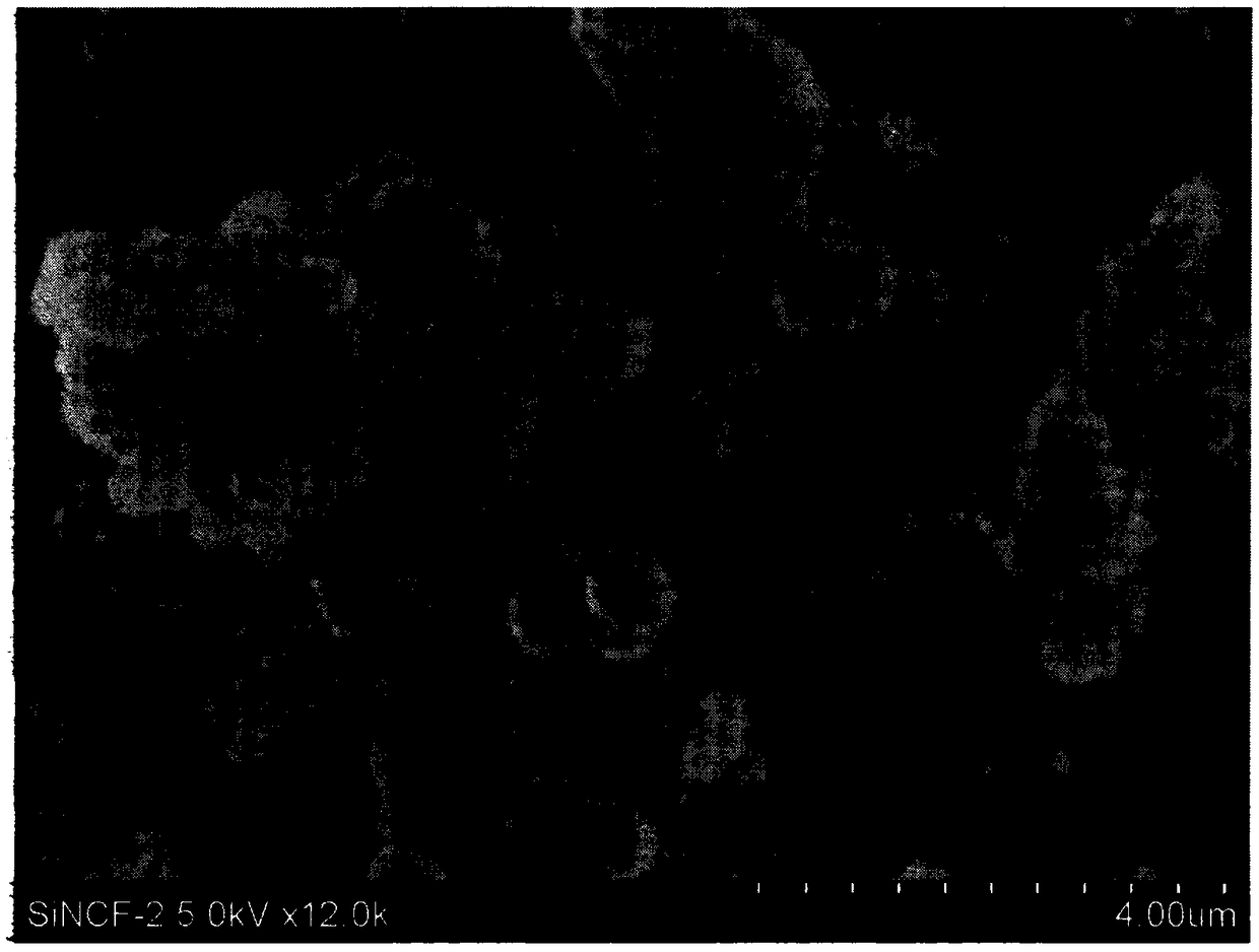 Nickel-cobalt-sulfur hollow sphere used as lithium-sulfur battery positive electrode, and preparation method and application thereof