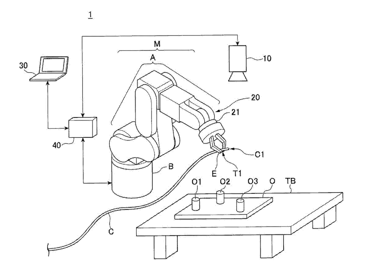 Control device, robot, and robot system