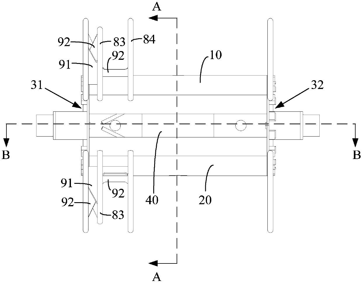 Hawser winch drum