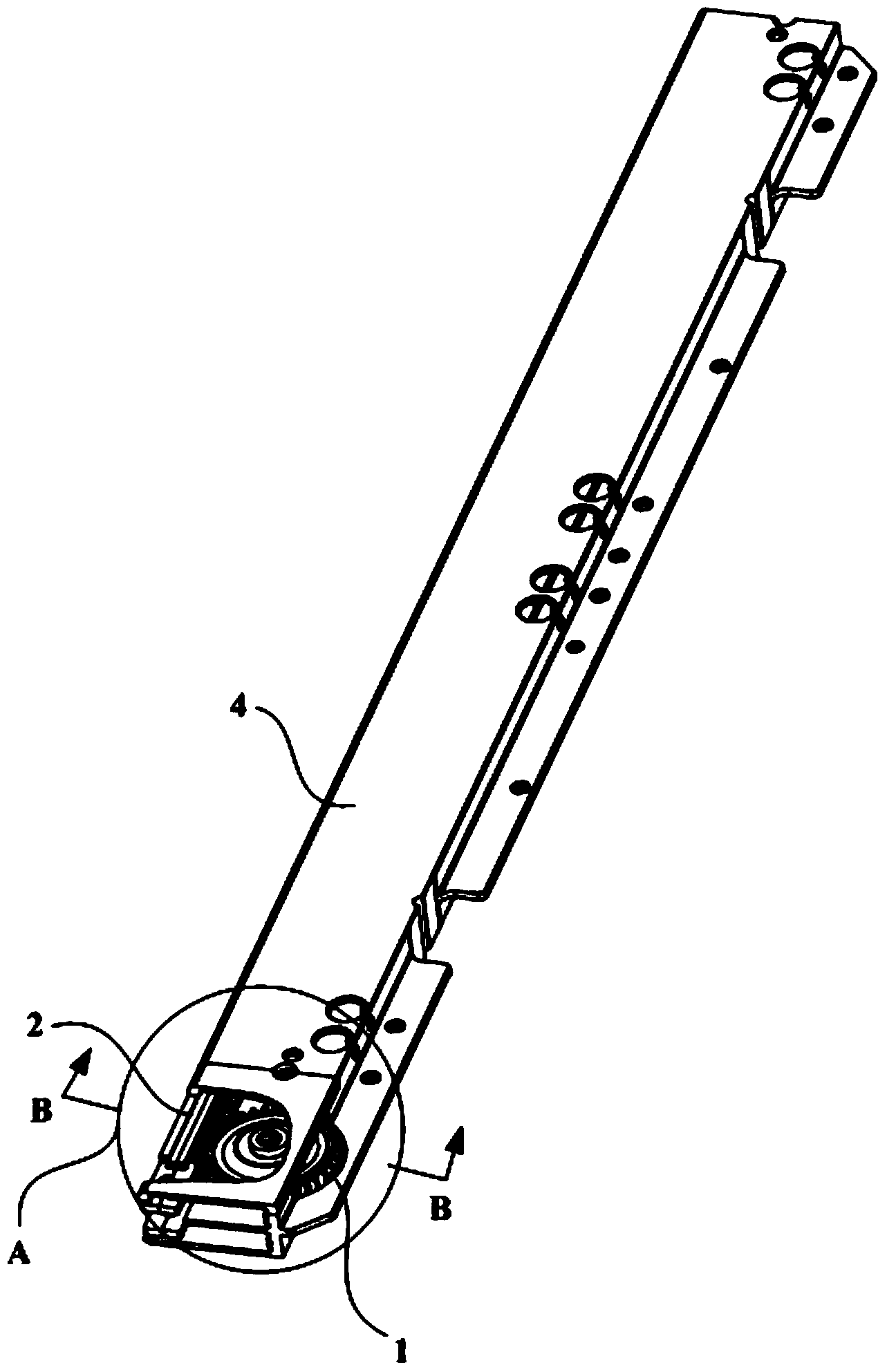 Antenna phase shift system, antenna and driving device