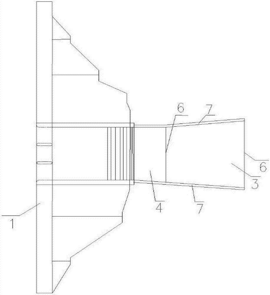 Plunge pool structure and construction method thereof