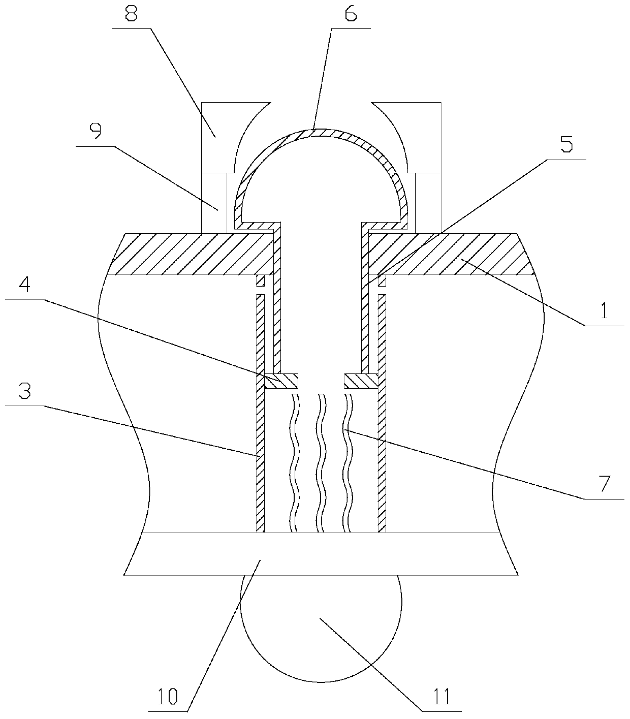 LED lamp tube with heat-dissipating function