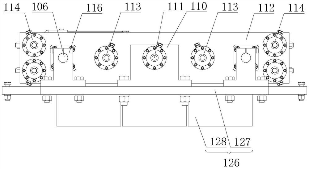 Experimental device and experimental system for elastic body coupling dynamic characteristics