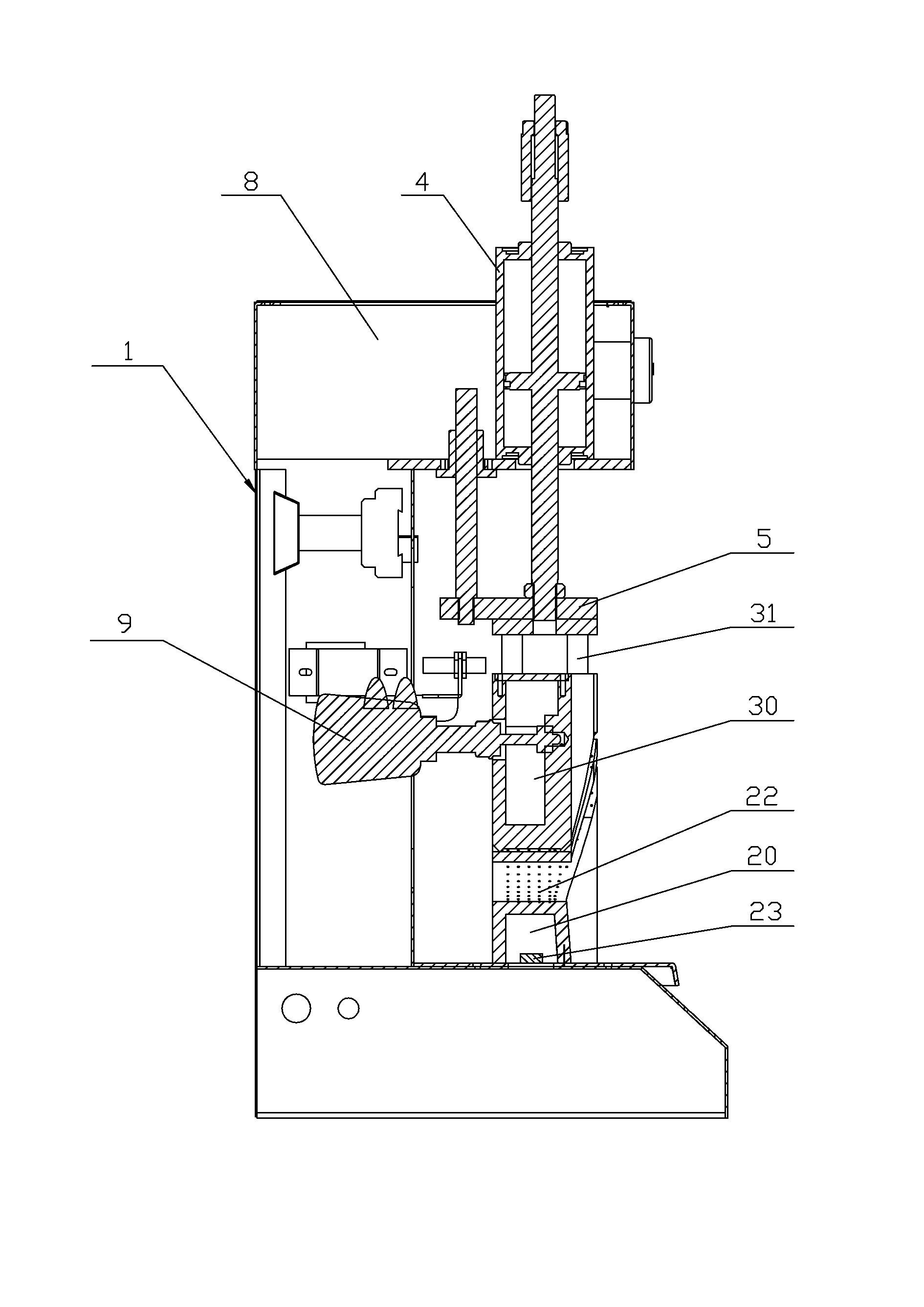 Steam setting machine special for gluing of cloth mould of mould cup and mould cup setting method