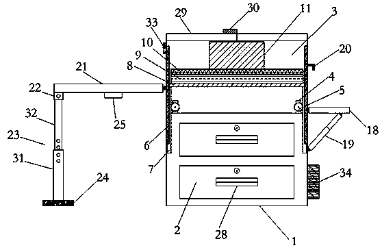 Auxiliary operation device of computer