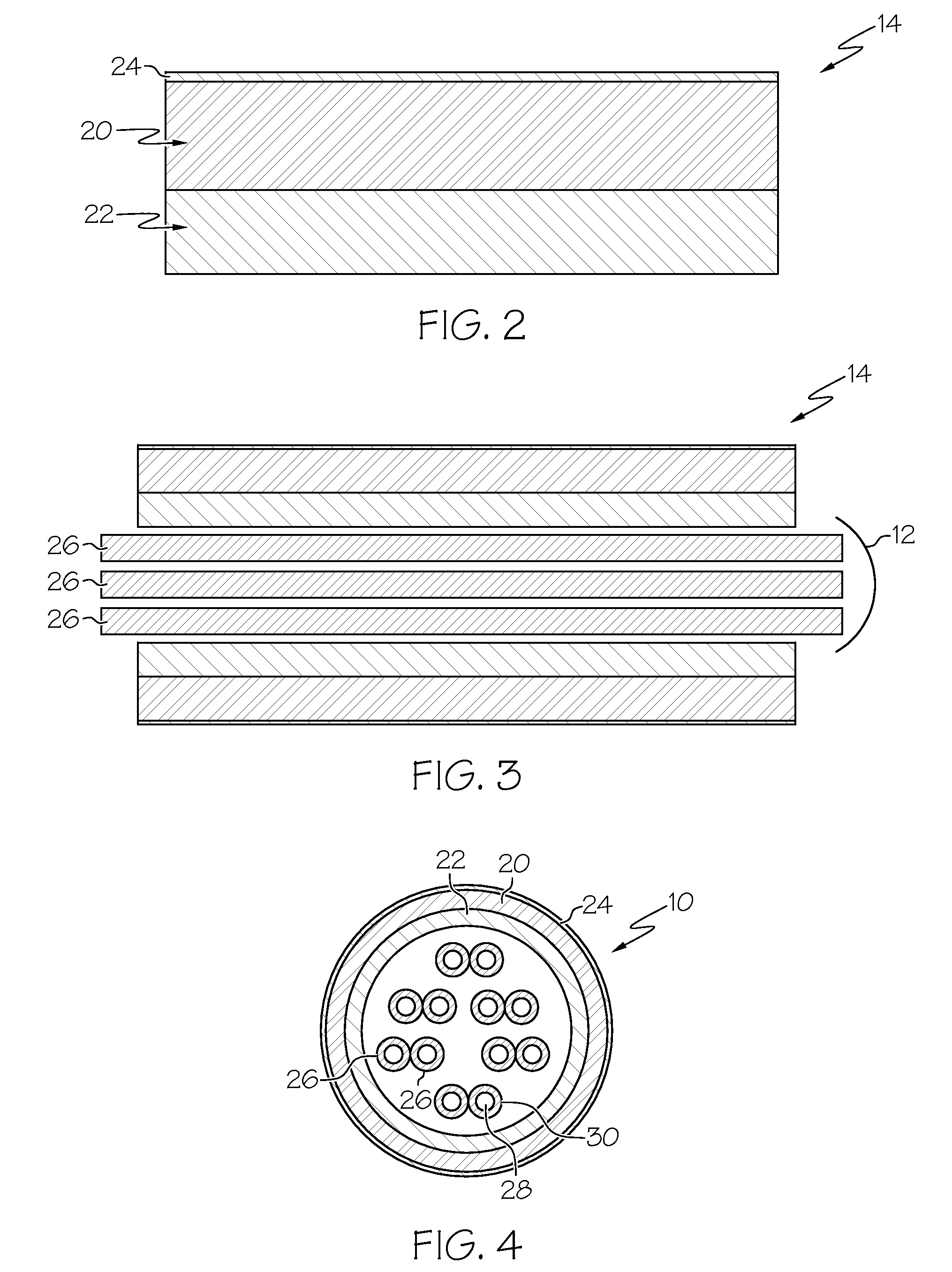 Asymmetric communication cable shielding