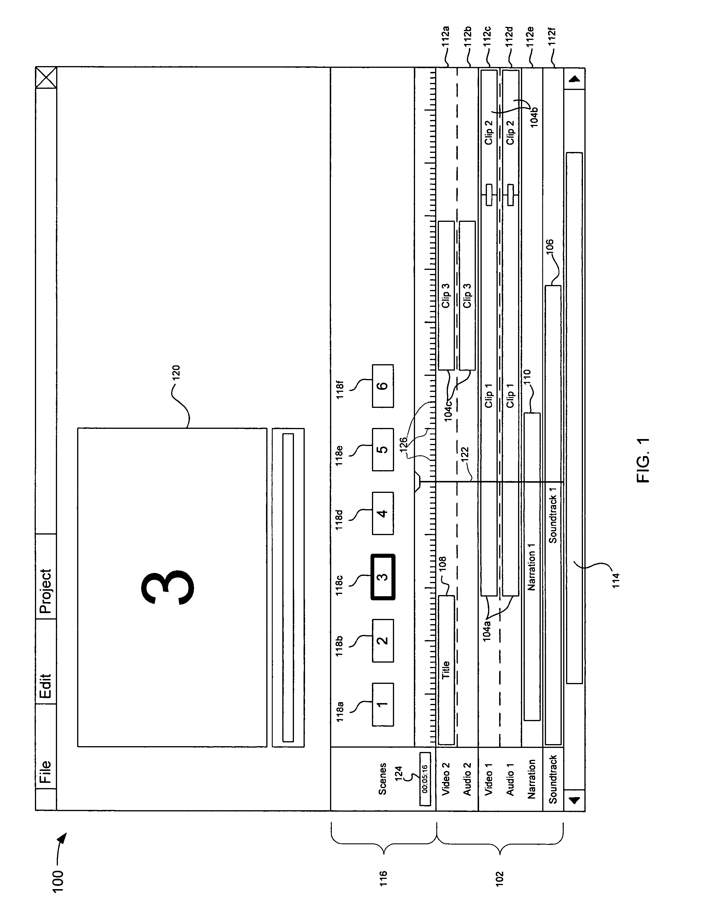 Video editing including simultaneously displaying timelines and storyboards