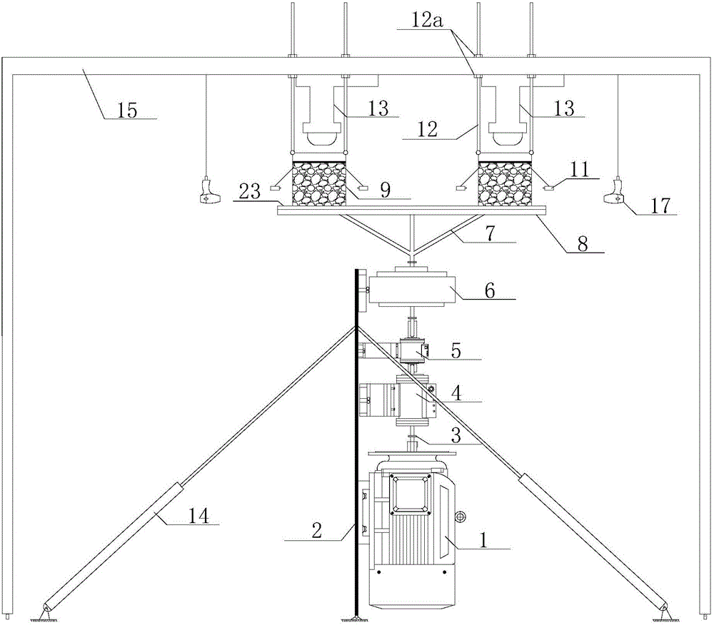 Adjustable multifunctional high-speed debris flow friction test device and test method thereof