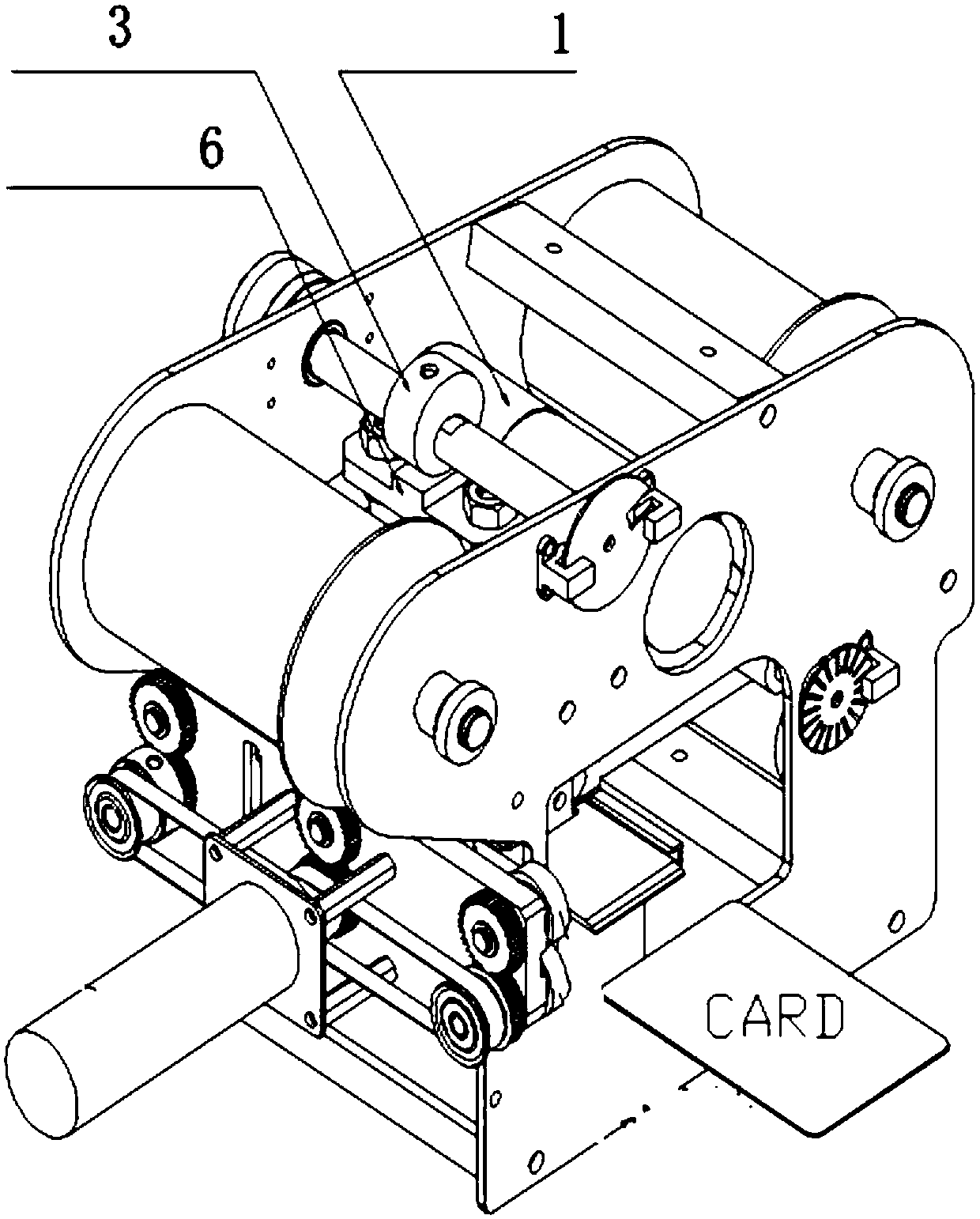 A smart card bronzing module