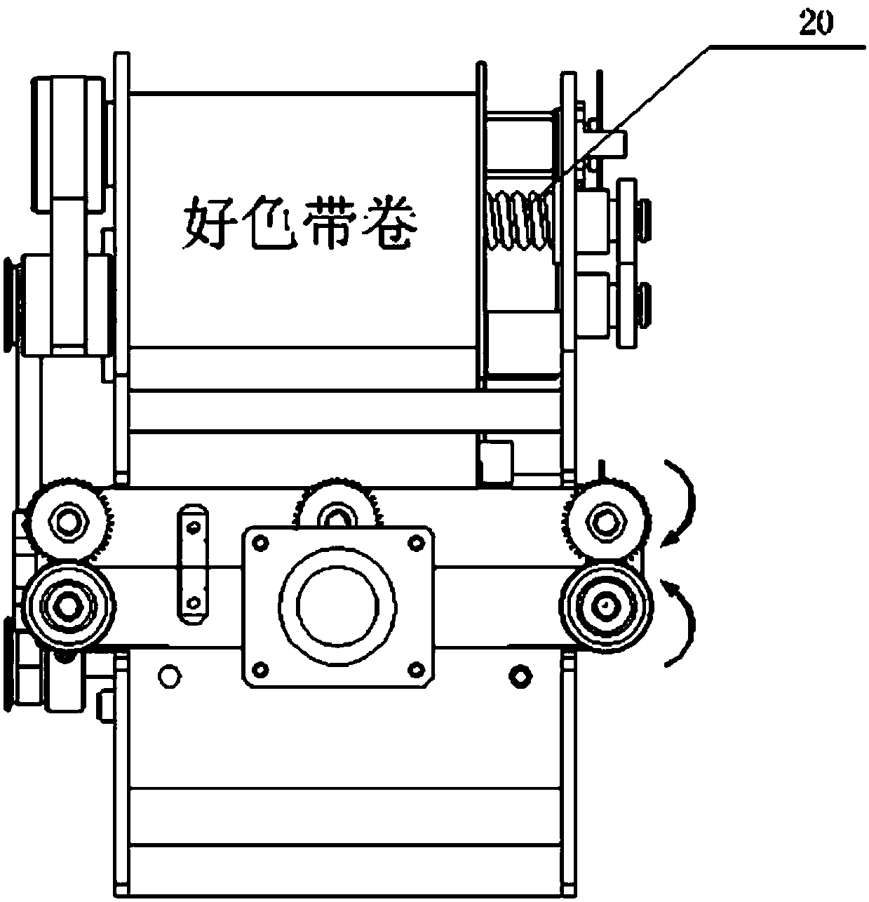 A smart card bronzing module